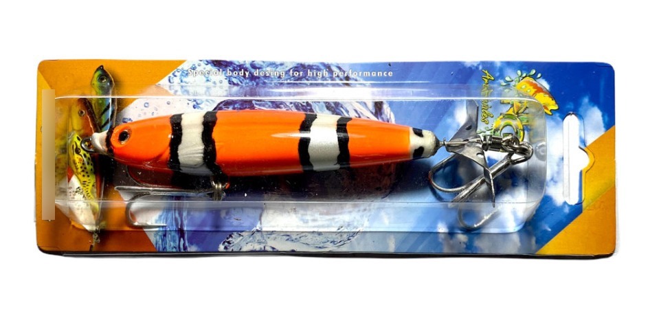 Señuelo Ng Turbo 115 Mm 28 Gr De Superficie Con Helice