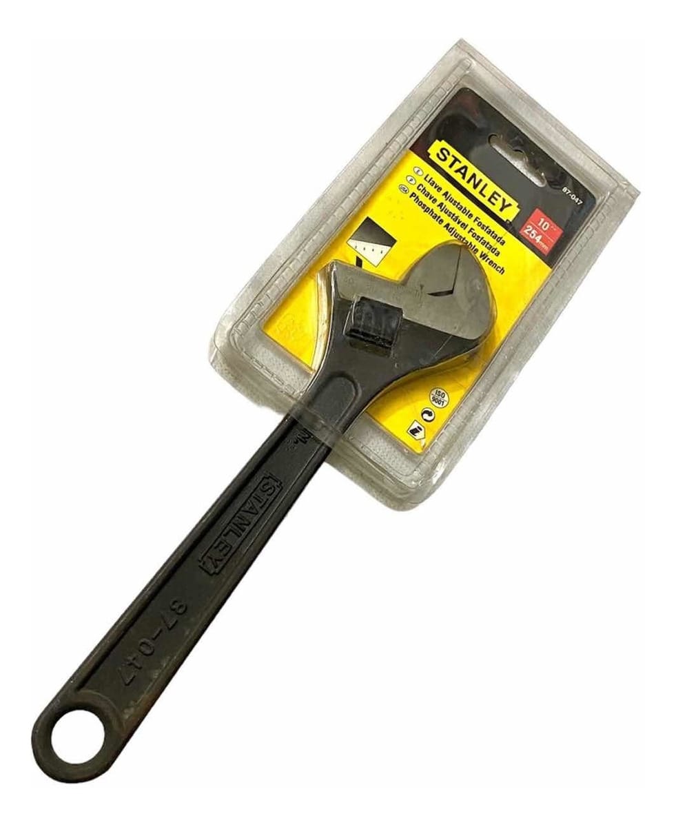 Llave Francesa Stanley 87-047 Fosfatada 254 Mm Con Escala