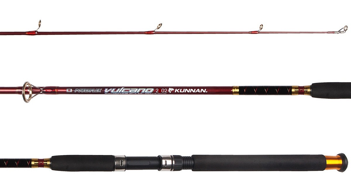 Caña Kunnan Vulcano 2402 - 2 Tramos - 8 A 14 Lbs