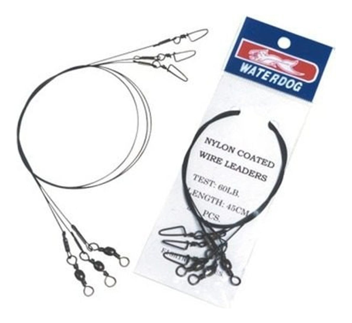 Linea Pesca Leader Armado 60lbs Tararira Dorado X3 Un Negro