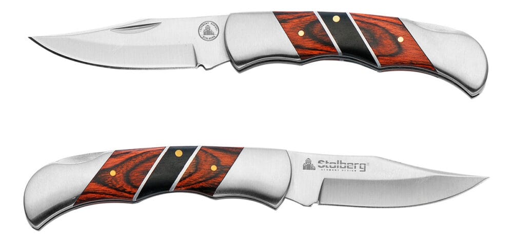 Navaja Stolberg Cortapluma Cuchillo Plegable Acero Inox 18cm