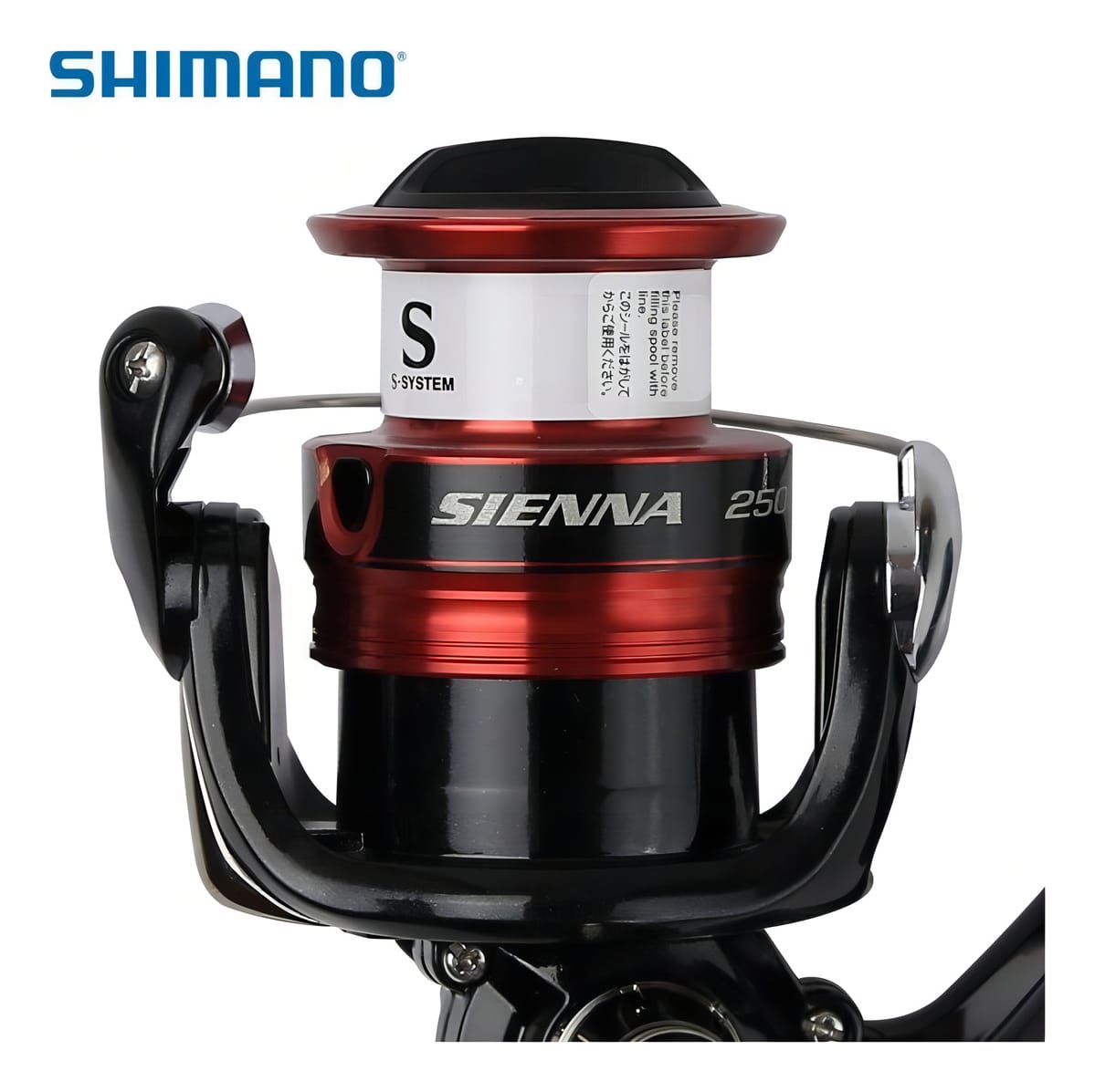 Reel Frontal Shimano Sienna Fg Sn2500fg Derecho/izquierdo Color Negro
