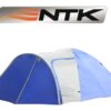 Carpa Ntk Patagonia Para 4 Personas Azul/celeste