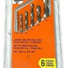 Set De 6 Mechas Black&decker Hss Metal Madera 2 3 4 5 6 8 Mm