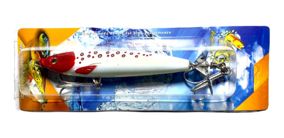 Señuelo Ng Turbo 115 Mm 28 Gr De Superficie Con Helice