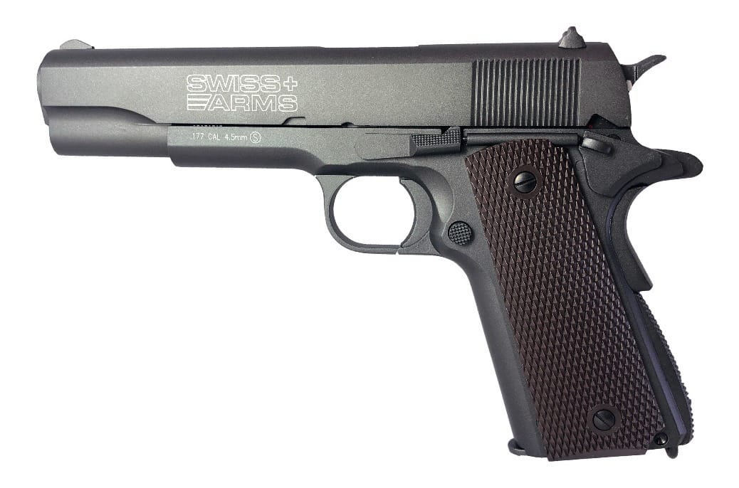 Pistola Swiss Arms Sa P1911 Co2 Full Metal Blowback 4,5 Mm