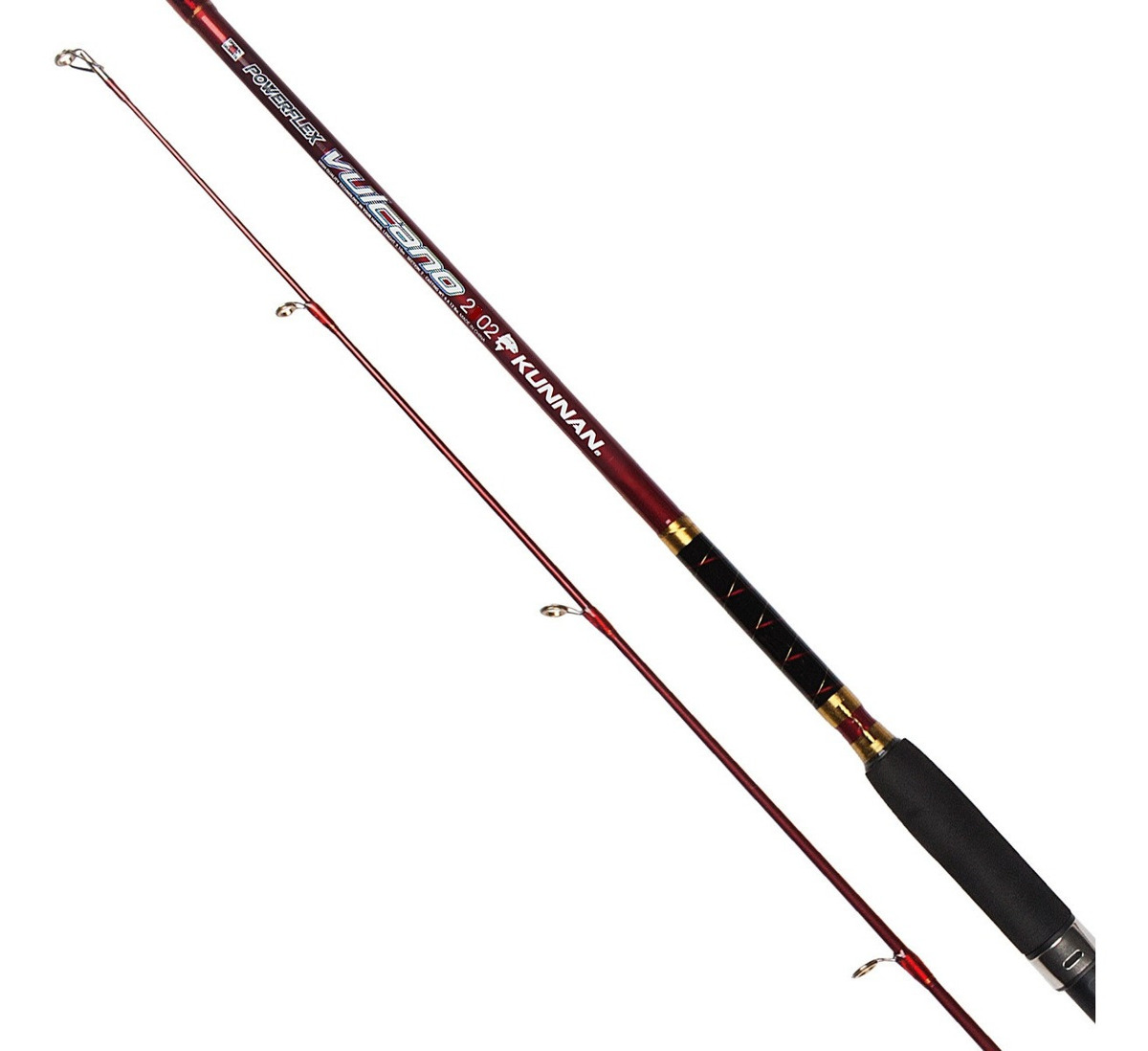 Caña Kunnan Vulcano 2402 - 2 Tramos - 8 A 14 Lbs