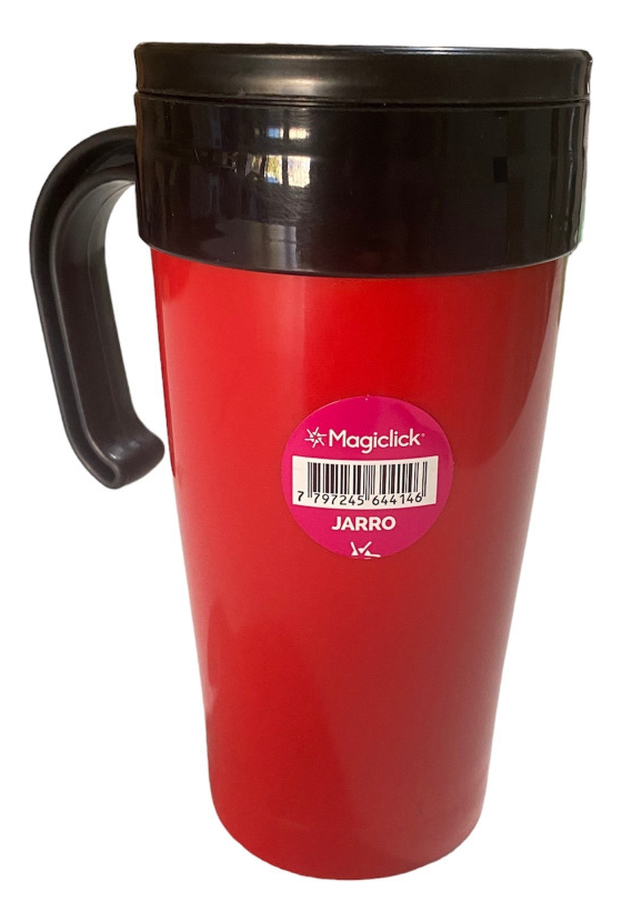 Vaso Termico Magiclick Con Manija Y Boton De Apertura