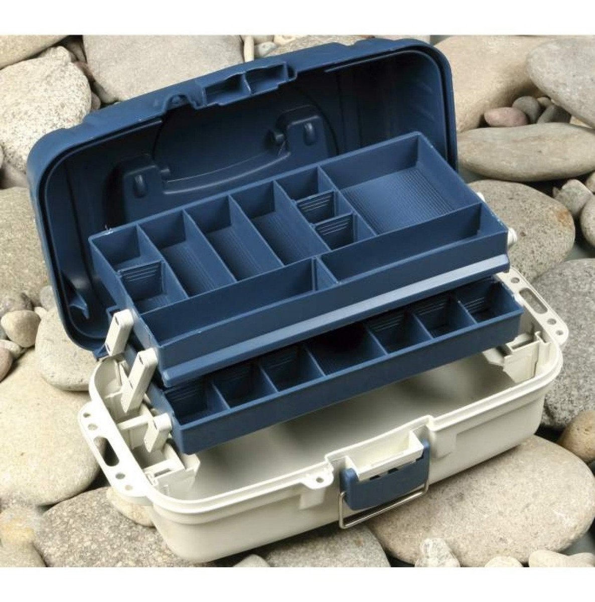 Caja Waterdog Polipropileno - 2 Bandejas - 20x36x18,5 Cm