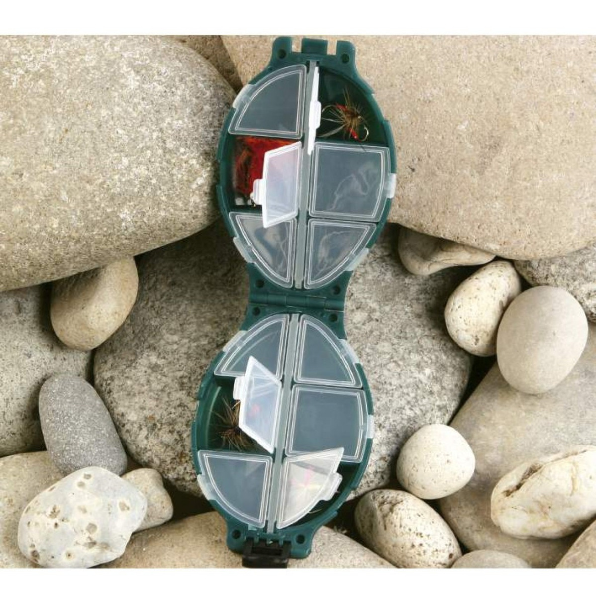 Caja Organizadora Waterdog Pesca Tortuga Doble 12 Div Compac