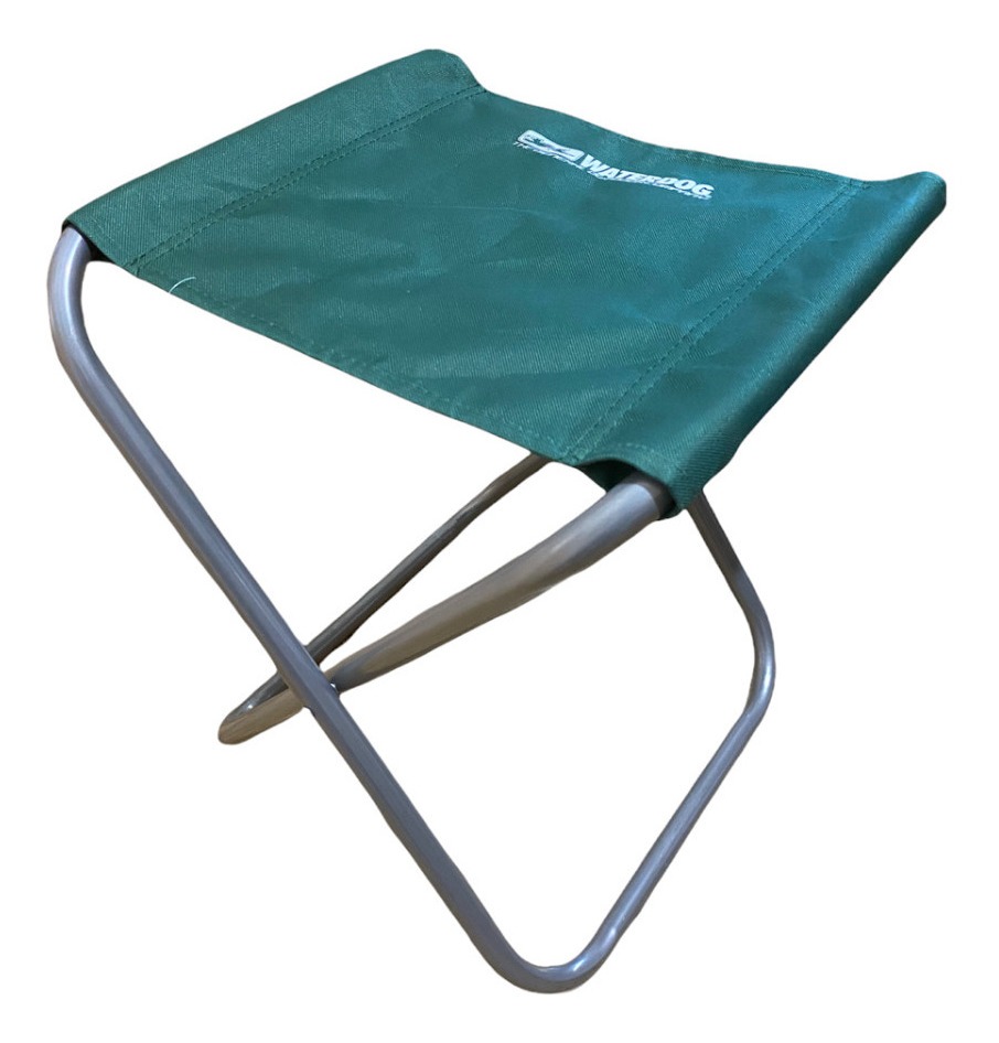 Banquito Waterdog Plegable Tijera Camping Pesca Aluminio