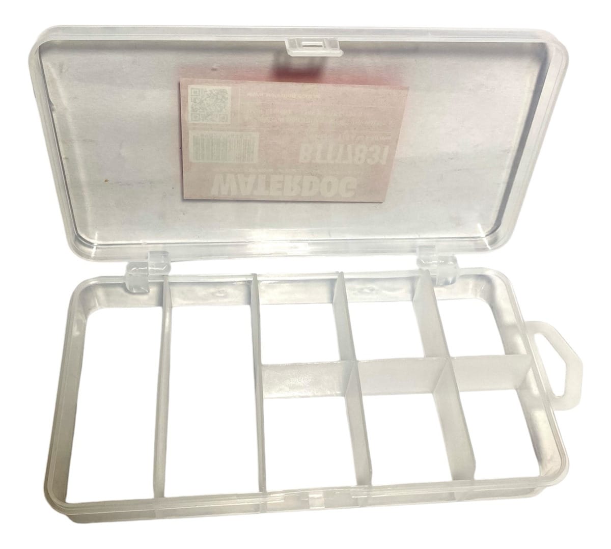 Caja Plastica De Pesca 8 Divisiones Waterdog Señuelos Moscas
