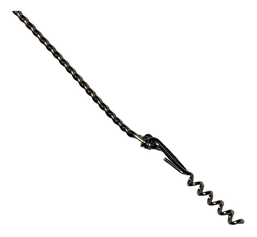 Rotor Pesca Entorchado Metal Gira Tirabuzon 16cm Línea X5 U
