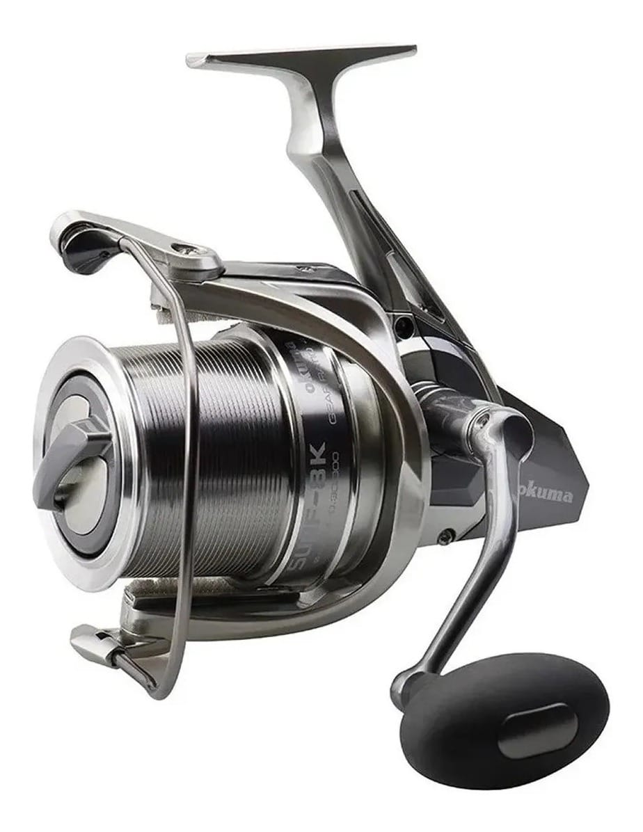 Reel Frontal Okuma Surf-8k Derecho/izquierdo Color Plateado