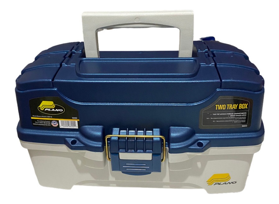 Caja De Pesca Plano 2 Bandejas 36x22x20 Cm Robusta