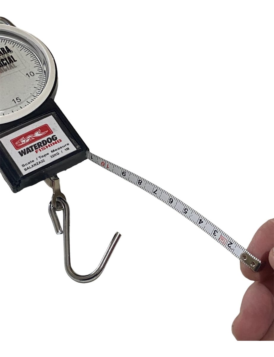 Balanza Mecánica Waterdog Hasta 32 Kg Con Cinta Metrica 1m