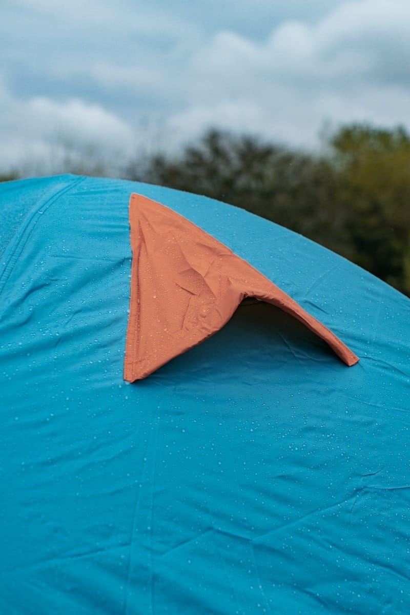 Carpa Iglu Para 4 Personas Spinit Camper Camping Impermeable Color Naranja/turquesa