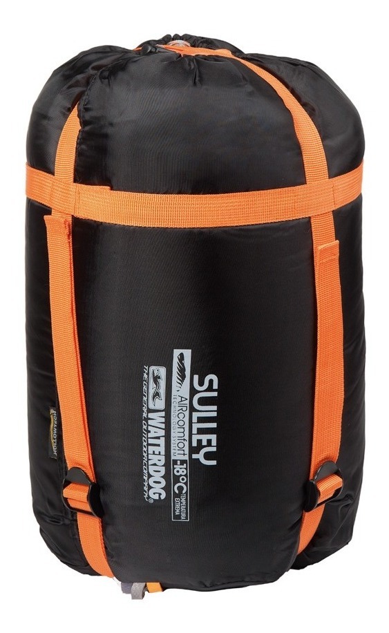 Bolsa De Dormir Waterdog Sulley -18º 190+40x80 Cm + Aislante