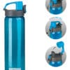 Botella Deportiva Waterdog Tritan 800ml Azul Pb2080lb