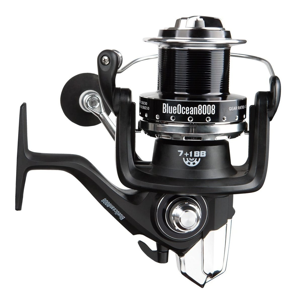 Reel Kunnan Blue Ocean 6008 7+1 Rul +2 Carretes Agua Salada