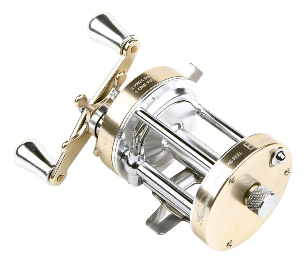 Reel Rotativo Kunnan Blazer 6004 4rulemanes 4.2:1 Lado Der. Color Bronce