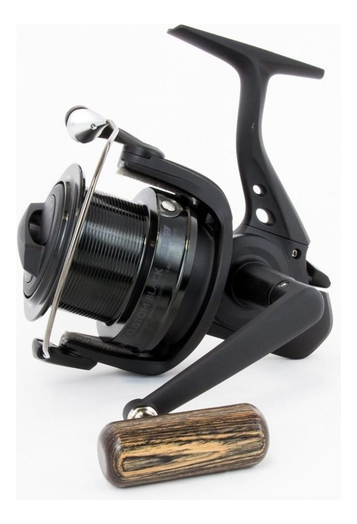 Reel Frontal Okuma Custom Black 60 4 Rulemanes Pesca Lance