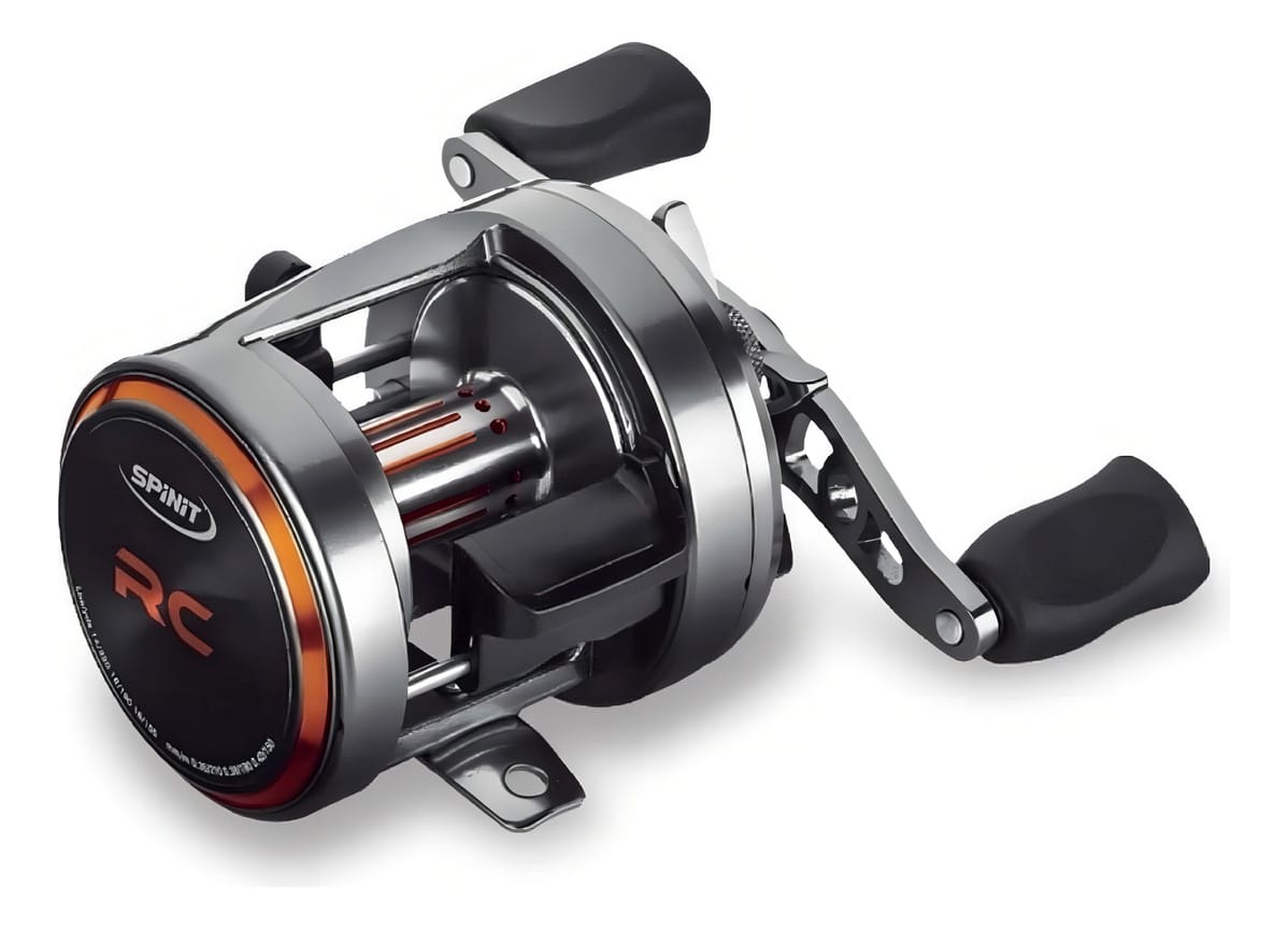 Reel Rotativo Spinit Rc 3500 Izquierdo Color Gris