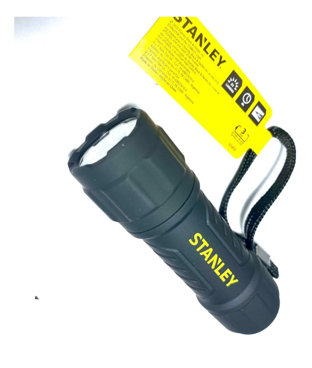 Linterna Stanley Pvc Led 25 Lumenes Dist 20m Pilas Bolsillo