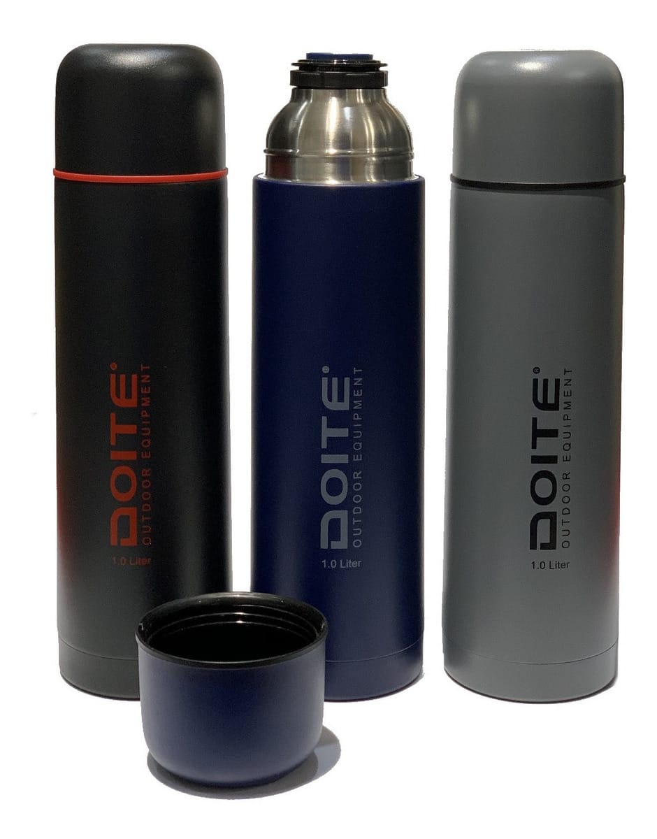 Termo Doite Max De Acero Inoxidable 1l Navy