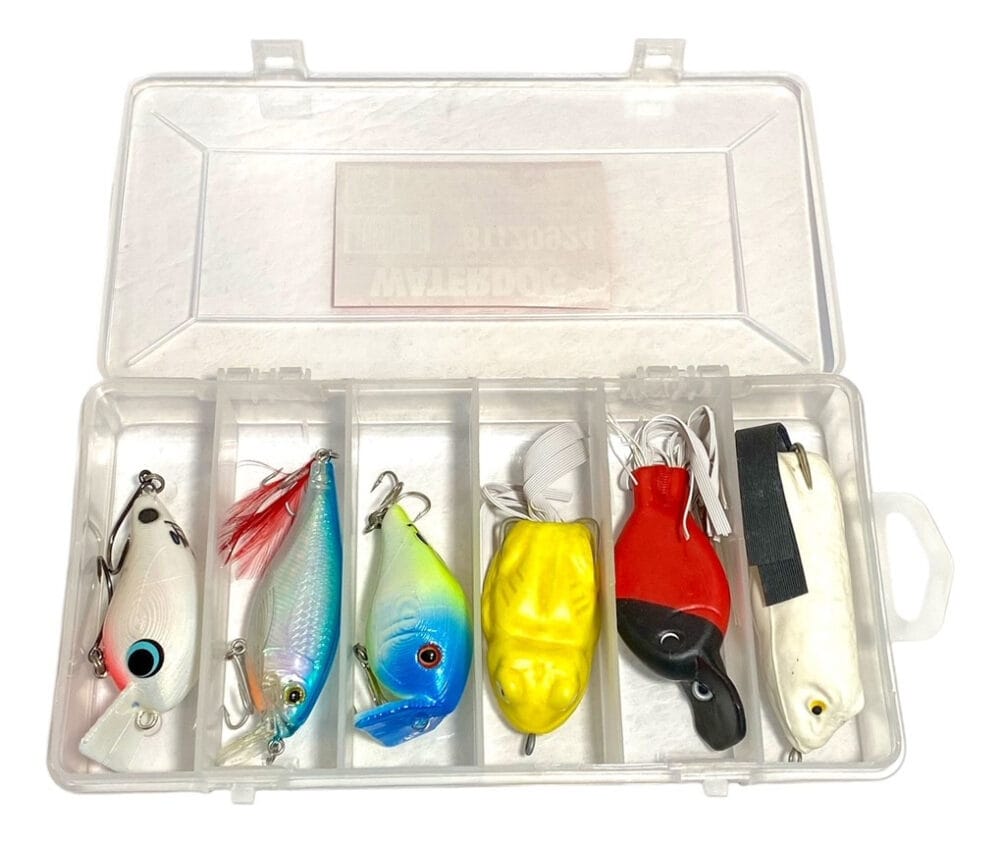 Combo Kit 6 Señuelos En Caja Para Tararira Duros Y Blandos