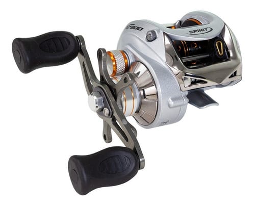 Reel Spinit Kf 204 Pesca Rotativo Bait Huevito Izquierdo Color Plateado