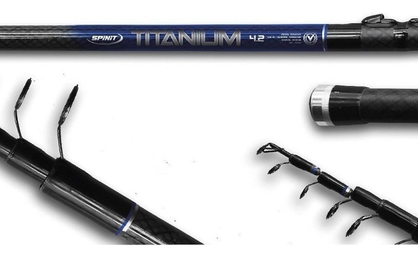 Caña Telescopica Spinit Titanium 420 Pejerrey 20-80 Gr