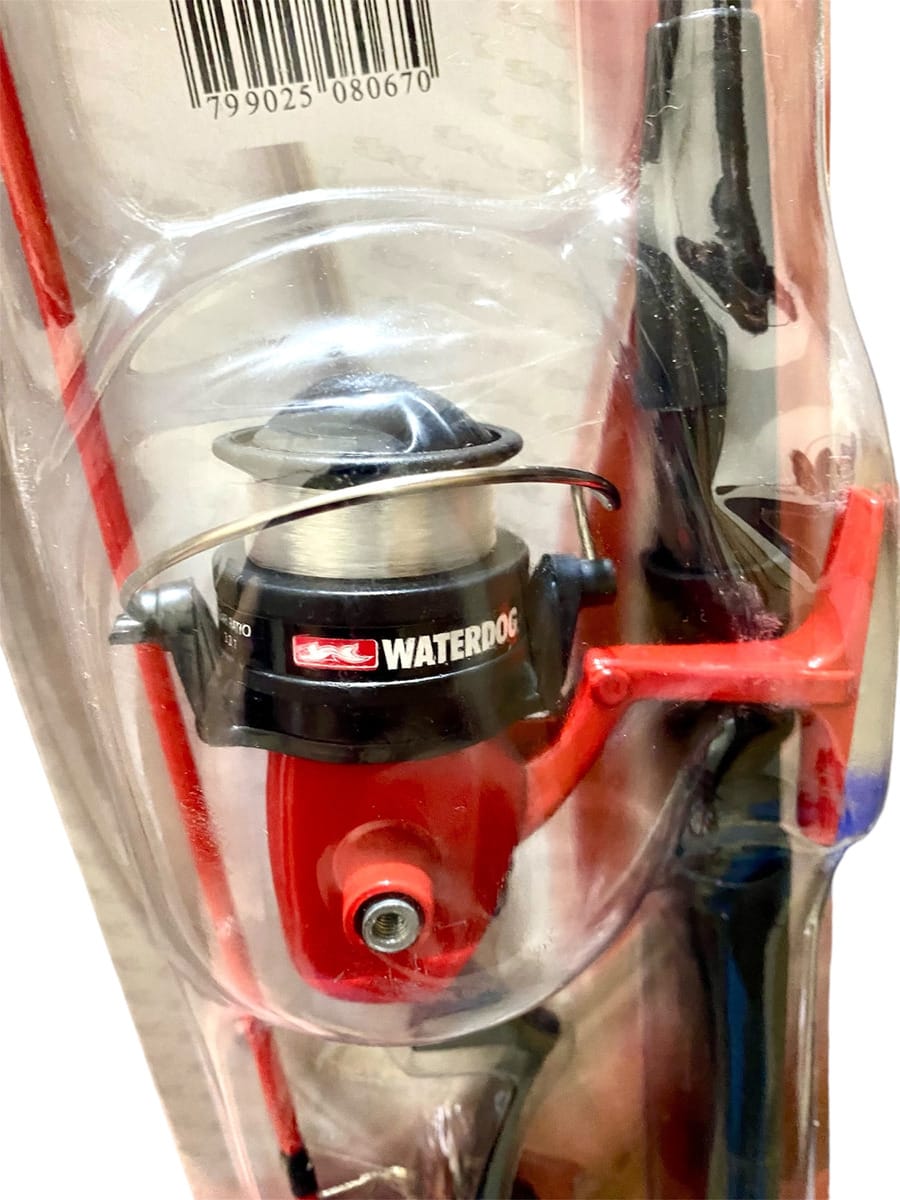 Combo Waterdog Caña Y Reel 2 Tr 2,10 M Mas Accesorios Niños