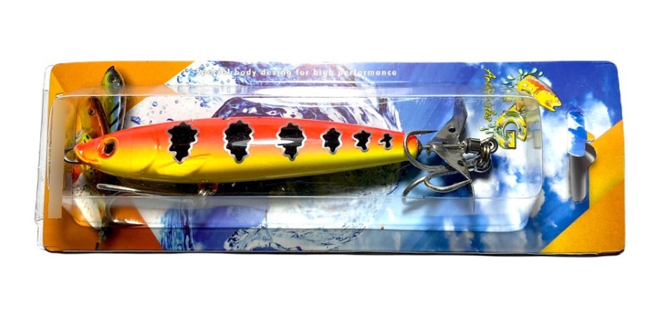 Señuelo Ng Turbo 115 Mm 28 Gr De Superficie Con Helice