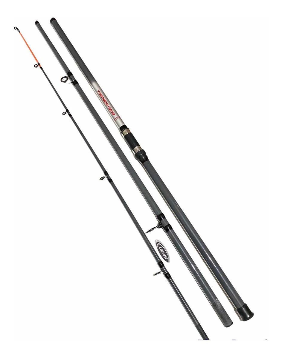 Caña Spinit Tornado 4,20 M 3 Tramos Lance De Costa 100/250g