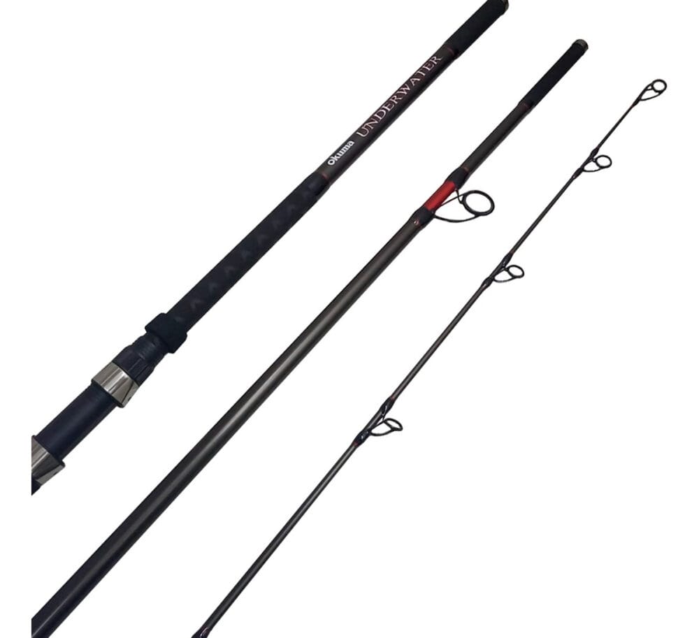 Caña Okuma Underwater Surf 4.26mts 3 Tramos Frontal Lanzar Color Gris