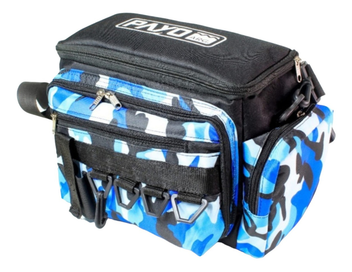 Bolso Payo Pesca Vadeo Morral + 4 Cajas Payo Dorado Tararira