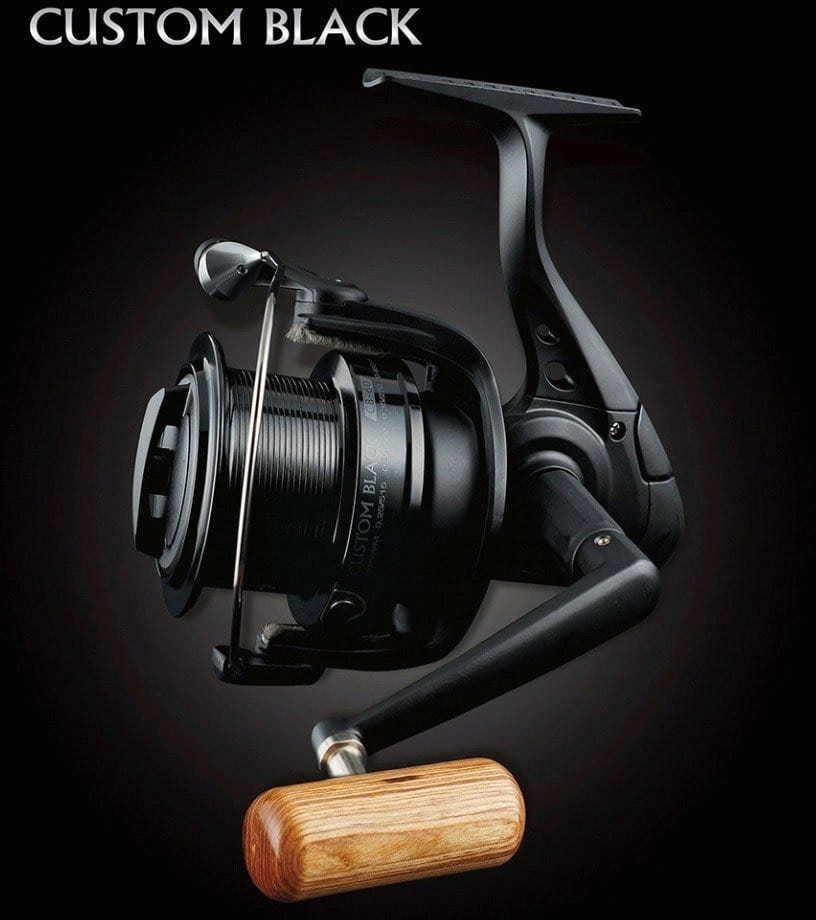 Reel Frontal Okuma Custom Black 60 4 Rulemanes Pesca Lance