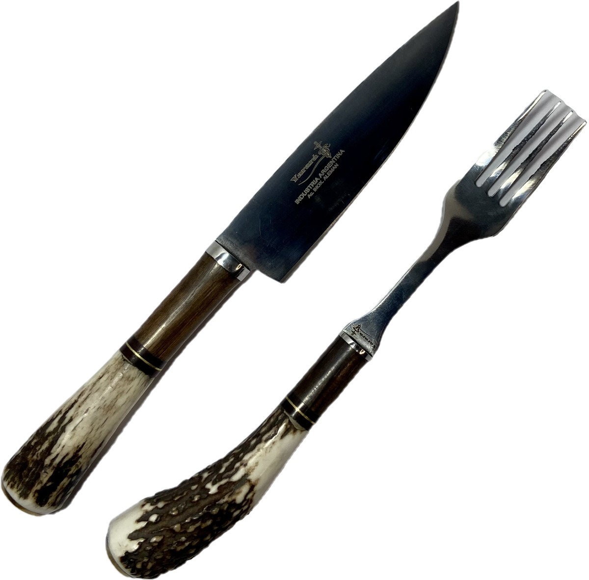 Juego De Tenedor Y Cuchillo Yarará Axis Largo Hoja 12,5cm
