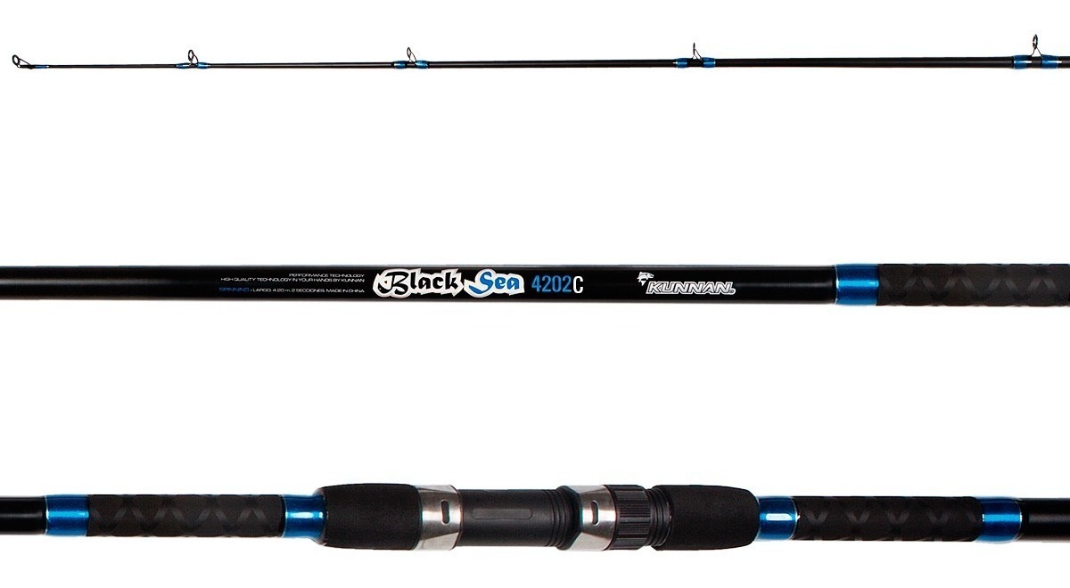 Caña Kunnan Black Sea 390cm - 2tr - Casting - Grafito Im6