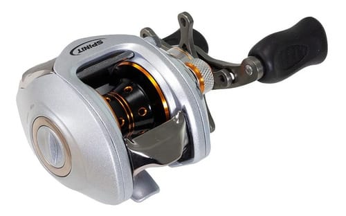 Reel Spinit Kf 204 Pesca Rotativo Bait Huevito Izquierdo Color Plateado