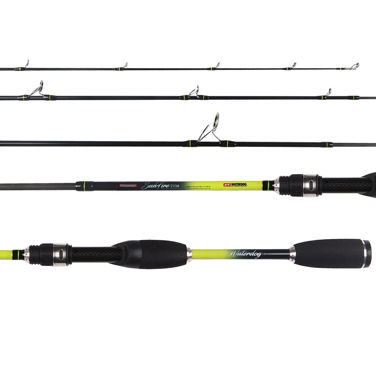Caña Waterdog Sunfire - 270 Cm - 4 Tr - Powerflex - Spin