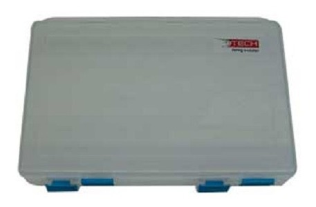 Caja Tech Organizadora Doble Para Señuelos 12 Divisiones