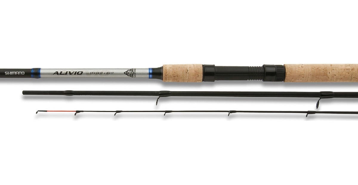 Caña Shimano Alivio Feeder Spin 4,27 M 3tr 2 Punteras Peje