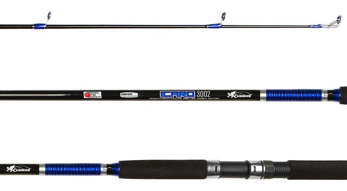 Caña Kunnan Icaro 3 Mts 2 Tramos 10-40 Gr Ideal Boga