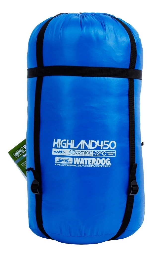 Bolsa De Dormir Waterdog Highland -12º + Aislante
