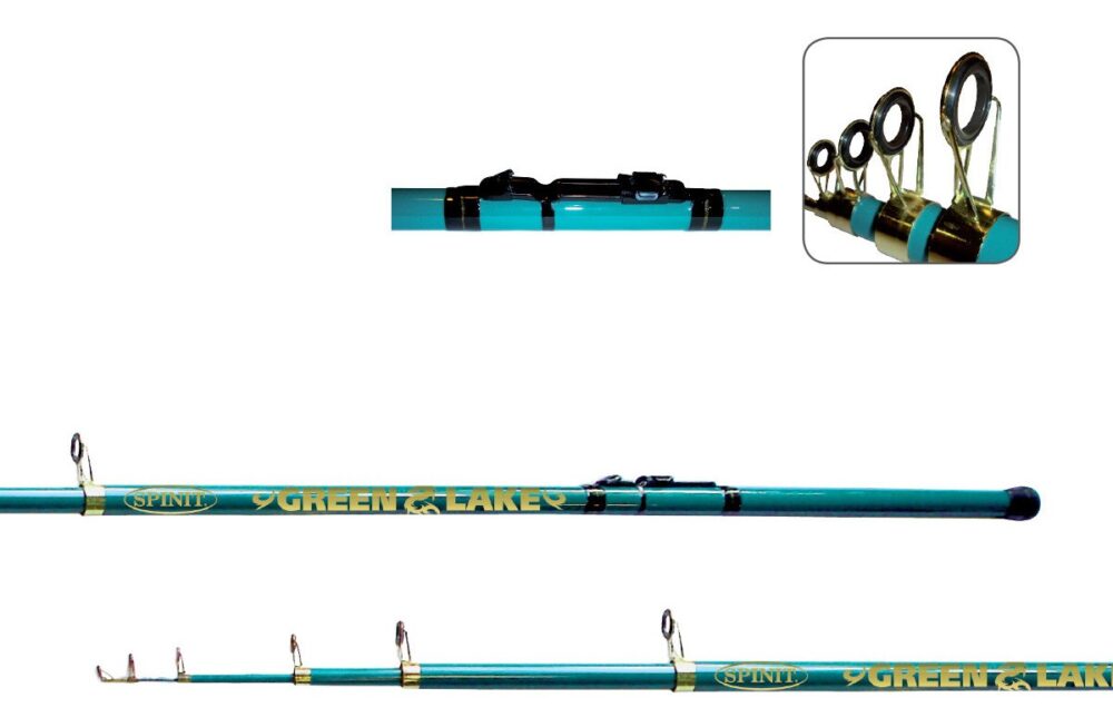 Caña Telescopica Spinit Green Lake 4,00 M 5tr 40-60 Gr Fibra