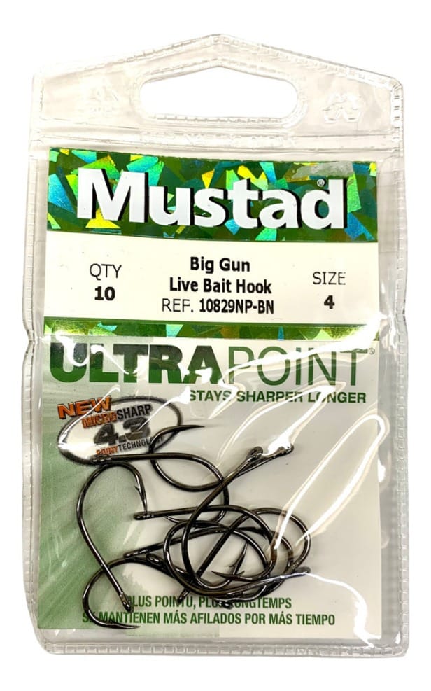 Anzuelo Mustad Ultrapoint Big Gun 10829np-bn Reforzados