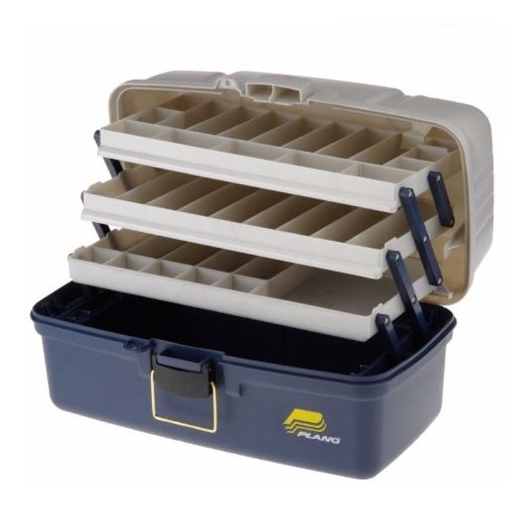 Caja De Pesca Plano Xl 3-tray 6133 (3 Bandejas +espacio Inf)