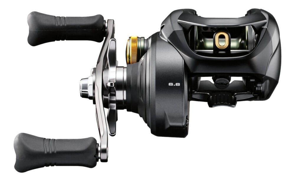 Reel Rotativo Shimano Curado K 300hgk Manija Derecho Color Negro